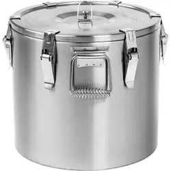 Stalgast Thermobehälter Basic Line, Edelstahl, Thermobox zum Transportieren und Warmhalten von Speisen, Füllinhalt: 35 Liter