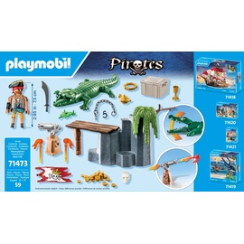 Playmobil Pirates Pirat mit Alligator 71473