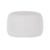 Sofa.de Polsterhocker Polyester 55 x 35 x 55 cm Weiß
