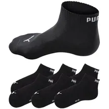 Puma Quarter Sneakersocken 6er Pack Schwarz 43-46