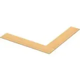 Thekentop Tool, eckig, Buche-Dekor