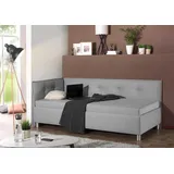 MAINTAL Polsterliege 100 x 200 cm Grau