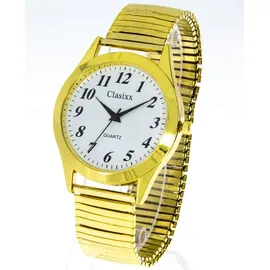 Classix Herrenuhr mit Metallzugband - Gold