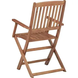 vidaXL Klappbare Gartenstühle 57 x 57 x 91 cm grün 2 St.