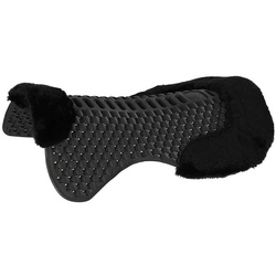 Acavallo Piuma Air-Release Featherlight Pad Cut-Out Eco-Wool, Black