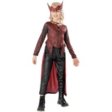 Rubies Offizielles Marvel Dr Strange in the Multiverse of Madness Scarlett Witch Deluxe Kinder-Kostüm, Kinder-Kostüm, Alter 9–10 Jahre