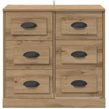 vidaXL Sideboard 70 x 67,5 x 35,5 cm Braun