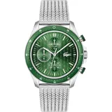 Lacoste Herren Neoheritage-Uhr, Grau - Silber/Silber