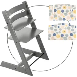 Stokke® TRIPP TRAPP® Bundle Treppenhochstuhl inkl. Sitzkissen Classic Soul System, grau