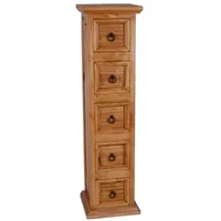 MiaMöbel Mexico CD-Kommode - groß Massivholz Pinie Mexiko Möbel