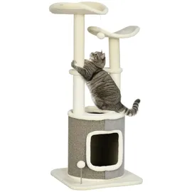 PawHut Kratzbaum 110 cm Weiß
