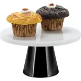 Echtwerk Tortenplatte aus Marmor Schwarz Ø)