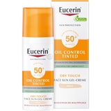 Eucerin Sun Oil Control Tinted Sonnencreme-Gel SPF 50+ hell Sonnenschutz 05 l