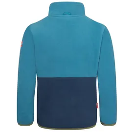 TROLLKIDS Kjerag Jacke - Pine Green / Dark Marine / Mystic Blue - 164 cm