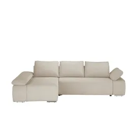 Switch Eckcouch Flachgewebe 3-Sitzer Beige