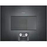 Gaggenau BM455100 Serie 400, Mikrowellen-Backofen, 36l Antrazit Türanschlag: links, Gaggenau Anthrazit,