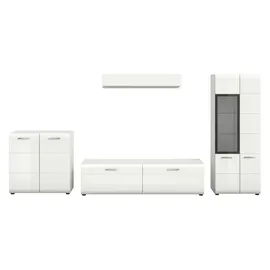 Möbel Kraft Wohnkombination ¦ weiß ¦ Maße (cm): B: 315 H: 160