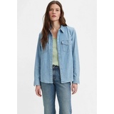 Levis Levi's Damen Iconic Western' Hemd,Old 517 Blue,M