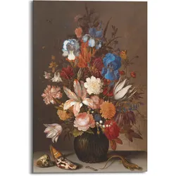 Reinders! Wandbild »Wandbild Stillleben Holländischer Maler - Alte Meister - Blumen«, Stillleben, (1 St.) Reinders! Farbe Bild(er): grün