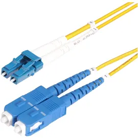 Startech StarTech.com 30m OS2 LWL Patchkabel LC zu SC (UPC) Singlemode Duplex 9/125μm, 10G, Bend Insensitive, Low Insertion Loss LSZH Glasfaserkabel LC auf SC