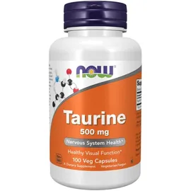 NOW Foods Taurine 500 mg veg Kapseln 100 St.