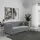 dorel home Schlafcouch Kunstleder 3-Sitzer Grau