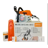 STIHL Benzin-Kettensäge MS 231 C-BE Benzin-Motorsäge, 35 cm, 3-tlg.