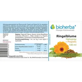Bioherba Halsspray Ringelblume mit Propolis