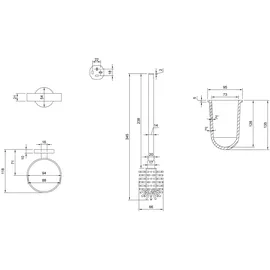 Villeroy & Boch WC-Bürstengarnitur Elements Tender Gold