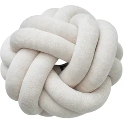 Design House Stockholm - Knot Kissen, cream