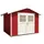 Weka Gartenhaus 122 3 x 2,35 m schwedenrot