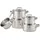 WMF Gourmet Plus Topf-Set 5-tlg. 3 x Fleischtopf + Bratentopf + Stielkasserolle