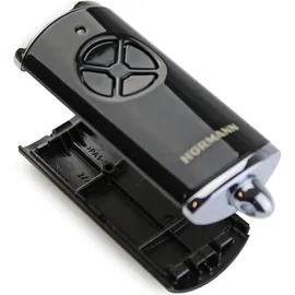 Hörmann Handsender Cover HSE4BS Hochglanz Schwarz Chrom 4510782 Leer Gehäuse - Weiß