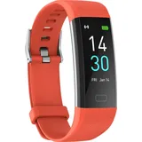 Damen Herren Smartwatch (3,9 cm/1,3 Zoll, iOS Android) Fitnesstracker Smartwatch, IP67 wasserdicht, Herzfrequenz, Blutdruck, Blutsauerstoff, Schlaf
