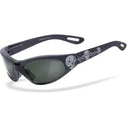 Helly Bikereyes Black Angel Tribal Polarisierte Sonnenbrille, schwarz für Männer