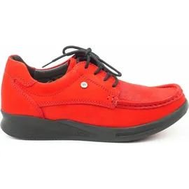 WOLKY One Stretch Damen Schnürer in Rot, Größe 38 - 38