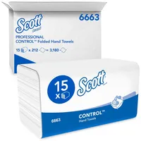 Scott Papierhandtücher 1-lagig 15 Stück