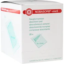 Noba NOBASORB©-steril Saugkompresse, Größen:10cmx15cm - 25 Stück