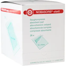 Noba NOBASORB©-steril Saugkompresse, Größen:10cmx15cm - 25 Stück