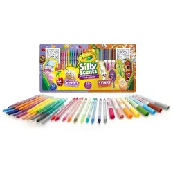 Crayola: Set mit duftenden Schreibutensilien und Charakterkarten - 55 Teile