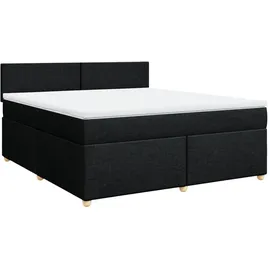 vidaXL Boxspringbett 180 x 200 cm Schwarz