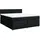 vidaXL Boxspringbett 180 x 200 cm Schwarz