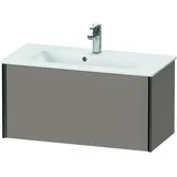 Duravit XViu Waschtisch-Unterschrank XV40790B243 81 x 40 x 39 cm, basalt matt, 1 Auszug, wandhängend schwarz matt