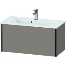 Duravit XViu Waschtisch-Unterschrank XV40790B243 81 x 40 x 39 cm, basalt matt, 1 Auszug, wandhängend schwarz matt