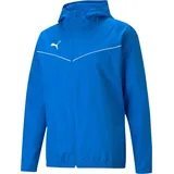 Puma teamRISE All Weather Jacket Jr electric blue lemonade 164