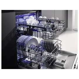 KOENIC KDW 6031 A BI Einbau-Geschirrspüler (teilintegrierbar, 596 mm breit, Schwarz)
