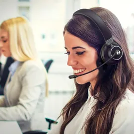 CSL Bluetooth 4.1 Headset 38mm - Kopfhörer mit flexiblem Mikrofon - Multipoint - kabellos - leicht - freisprechen - für Auto und LKW Computer VoIP