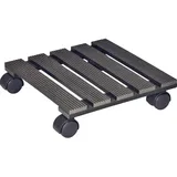 Wagner-System Wagner Multi Pflanzenroller WPC Anthrazit eckig 8,3 cm x 29 cm x 29 cm FSC®