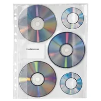 Veloflex CD Hüllen A4 für 3 CD-ROM VE=5x10 Stück