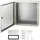 Vevor Schaltschrank NEMA-Industriegehäuse, 40 x 40 x 15 cm NEMA 4X-Stahl-Verteilerschrank, IP66 wasser- und staubdicht, elektrischer Anschlusskasten für den Außen-/Innenbereich, mit Montageplatte